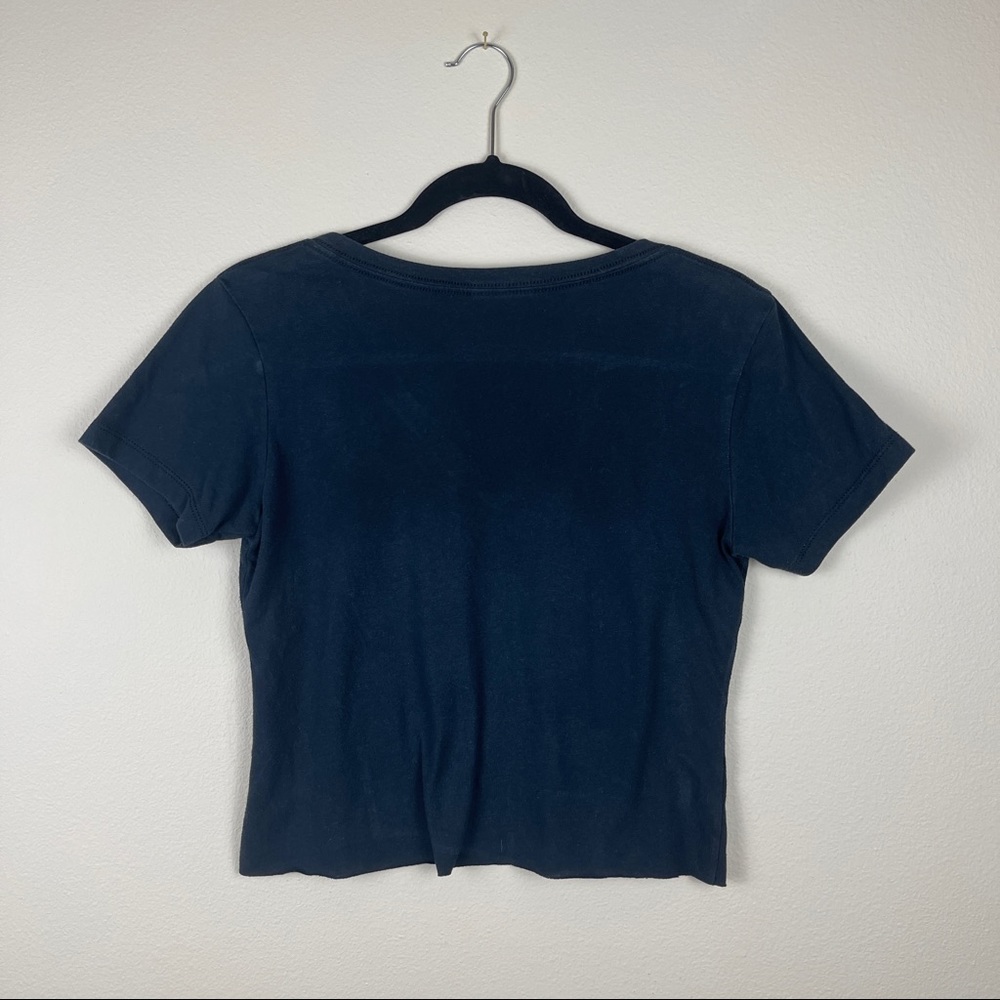 Upcycled Nasty Woman Cropped Tee Shirt - Picture 2 of 3